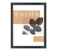 MCS Classic Studio Gallery Frame Black Woodgrain 18 x 24 in Single Classic Black