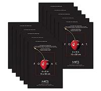 MCS Format Frame Cornici, Nero, 6 x 8 in, 12 unità