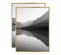 MCS Foundry Metal - Cornice da parete in ottone, 45 x 61 cm, confezione da 2