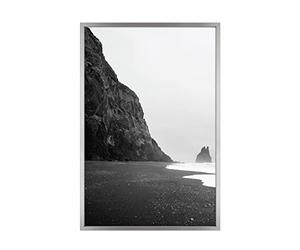 MCS Master & Co. Foundry - Cornice da parete in metallo, 30,5 x 45,7 cm, colore: Argento scuro