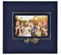 MCS MBI 860157 Mrs. Aldecor - Album Fotografico per Matrimonio, 21,6 x 21,6 cm, Colore: Blu Scuro