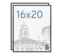 MCS Original, Cornice per Poster da 41 x 51 Cm, Nera, Grande, Leggera, per Montaggio a Parete Verticale e Orizzontale, per Poster, Stampe Artistiche e Parete di Gallerie (2 Pezzi)