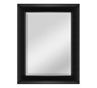 MCS Pewter Grooved Beveled Rectangular Wall Mirror, plastica, Black, 53.34 x 3.4798000000000004 x 68.58 cm