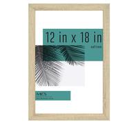 MCS Studio Gallery 12x18 Picture Frame Natural Woodgrain Rectangle Photo Frame for Photos Posters & Art Prints (1-Pack)
