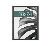 MCS Studio Gallery 46 x 61 cm Cornice per Poster in Legno Nero, Cornice a Parete con Esposizione Verticale e Orizzontale, per Foto, Poster, Stampe e Pittura d'Arte (Confezione da 1)