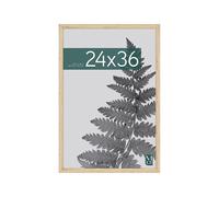 MCS Studio Gallery 61 x 91 cm Cornice per Poster in Legno Naturale, Cornice a Parete con Esposizione Verticale e Orizzontale, per Foto, Poster, Stampe e Pittura d'Arte (Confezione da 1)