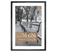 MCS Trendsetter - Cornice per poster, 50,8 x 71,1 cm, spazio per la foto 40,6 x 60,9 cm con passepartout o 50,8 x 71,1 cm senza passepartou, verticale e orizzontale, cornice grande da appendere alla