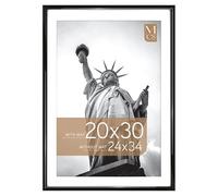 MCS Trendsetter - Cornice per poster, 61 x 86 cm, spazio per la foto 50,8 x 76,2 cm con passepartout o 61 x 86 cm senza passepartou, verticale e orizzontale, cornice grande da appendere alla parete
