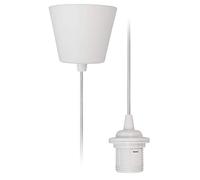 McShine 1452332 - Supporto per lampadina, attacco E27, 230 V, cavo 1,2 m, ideale per restauri, 230 V