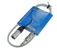 Mcsproaudio 1/10,2 cm TRS a XLR maschio Pro audio cavo patch schermato equilibrato e