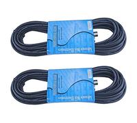 Mcsproaudio 2 confezione da 22,9 m cavo maschio a femmina 3 pin XLR microfono