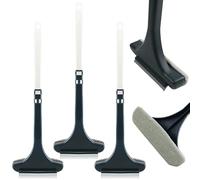 MCTNCT 3 Pezzi 2 in 1 Spazzola per La Pulizia in Maglia Dello Schermo per La Pulizia Della Scanalatura Della Finestra, Glass Cleaning Brush, Screen Squeegee, Window Cleaning Tool
