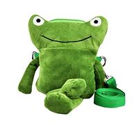 MCUILEE Fashion Fun borsa del telefono cellulare Cross-Body Borse Peluche Animale Cartoon Frog Mini Bag Cellulare sacchetto