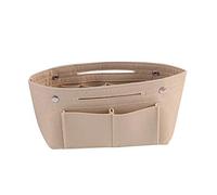 MCUILEE Organizer borsa feltro, Borsa Organizzatore Feltro,Travel Organizzatore Insert Tidy Borsetta Borsa In Borsa (Beige)