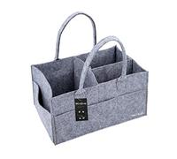 MCUILEE Pieghevoli in feltro cestino,Organizzatore, Storage Bin nursery Borse Diaper Caddy per home,office,il Viaggio