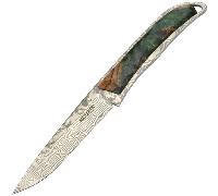 MCUSTA - MC006CO-1 - Coltello a lama fissa in Damasco