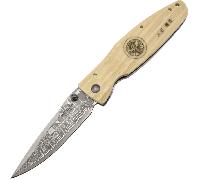 Mcusta Sengoku MC-185D Damasco Micarta bianco