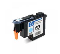 MCUXMVUMI 1x Testa di stampa compatibile per 83 Printhead DesignJet 5000 5500 Modelli C4960A C4964A C4965A C4961A C4962A C4963A(Light Cyan)