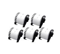 MCUXMVUMI 5 rotolo DK-11234 DK-11247 DK-22211 DK-22212 Etichetta termica Carta compatibile con QL-1050 1060N 1100 1110NWB 500 570 VM 600 650 710W 700(DK-11209 5 Rolls)