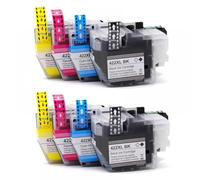 MCUXMVUMI Capacità compatibile LC422XL LC422 Cartuccia inchiostro per MFC-J5340DW MFC-J6940DW MFC-J5740DW MFC-J5345DW J6540DW Printers(LC422XL-4Color 2set)