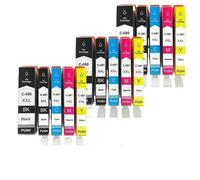 MCUXMVUMI Cartucce di inchiostro da 15 pacchi compatibili con PGI680 CLI681 per l'uso con TS706 TR7560 TR8560 TS6160 TS6260 TS8160 TS8260 TS9160 TS9560