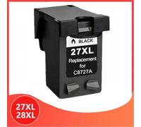 MCUXMVUMI Cartuccia di inchiostro da 28xl compatibile da 27xl per 27 28 per l'uso con Deskjet 3320 3325 3420 3535 3550 3650 3744(1Pk Black)