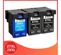 MCUXMVUMI Cartuccia di inchiostro da 28xl compatibile da 27xl per 27 28 per l'uso con Deskjet 3320 3325 3420 3535 3550 3650 3744(2Pk Black 1Pk Color)