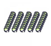 MCUXMVUMI Nastro di etichetta in plastica multicolore da 12 mm compatibile con etichetta disponibile in 10 20 30 30pcs modelli 91331 91201 per LT100H LT-100T(White-50pcs)