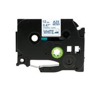 MCUXMVUMI Nastro per etichette termoadesive in tessuto TZe-FA231 nero su bianco compatibile con i modelli di stampante PT-P750W PT-H110 PT-D210 PT-D600(Blue on White)