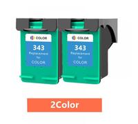 MCUXMVUMI Sostituzione della cartuccia di inchiostro compatibile per 338 e 343 per Deskjet 460C 5740 6520 6540 6840 e Photosmart 8150(2Pack Color)
