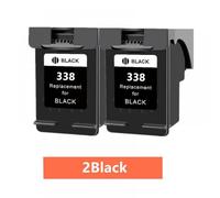 MCUXMVUMI Sostituzione della Cartuccia di Inchiostro Compatibile per 338 e 343 per Deskjet 460C 5740 6520 6540 6840 e Photosmart 8150(2Pack Black)