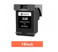 MCUXMVUMI Sostituzione della Cartuccia di Inchiostro Compatibile per 338 e 343 per Deskjet 460C 5740 6520 6540 6840 e Photosmart 8150(1Pack Black)