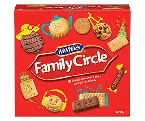 McVities Assortimento di biscotti Family Circle 5x620g