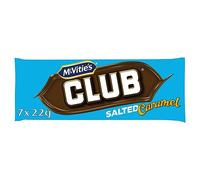 McVitie's Club, barrette di biscotti al cioccolato salato, 7 x 23 g