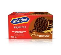 McVities Digestive Wheat Cookies with Dark Milk Chocolate, 5 Pack, (5x200 g)