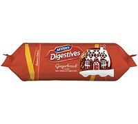 McVities - Digestivi al cioccolato al latte con pan di zenzero, 250 g, confezione da 12