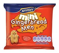 McVities Mini Gingerbread Men Biscuits - Pack Size = 100x19g