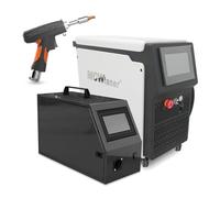 MCWlaser 1500W saldatrice laser, 3 in 1 macchina saldatrice laser portatile per metallo acciaio inox alluminio rame, saldatura laser fibra pulizia macchina da taglio con pistola di saldatura laser