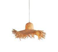 MCWYH Lampada Cappello di Paglia Lampade per Camera da Letto Lampada per Camera da Letto Paralume Tappi Decorativi Lampada A Sospensione Lampada da Soffitto Lampadario A Sospensione Paralume Cappello