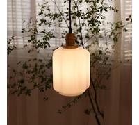 MCWYH Lampadari vintage in vetro ottone giada bianca丨Lampada a sospensione a strisce sul comodino della camera da letto丨Lampada a sospensione a sorgente luminosa LED E27丨Apparecchi di illuminazione do