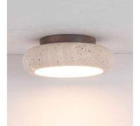 MCWYH Plafoniera in Pietra Naturale Giapponese Plafoniera da Incasso per Cucina Vintage Plafoniera Rustica a LED Soffitto Lampada da soffitto di metà secolo per Camera da Letto Bagno Fattoria Scala