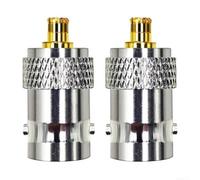 MCX a BNC Adattatore per oscilloscopio manuale per TC2 TC3 MCX a BNC (4 | Su misura per DSO- per tc2/TC3, test sicuri, connessione stabile, metallo argentato, 2 pezzi