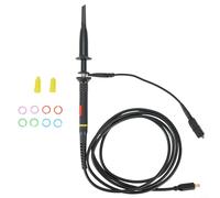 MCX - Sonda per oscilloscopio, 60 MHz, 1X, con clip a coccodrillo, per test di circuito, con 8 anelli di segnalazione e custodia protettiva