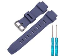 MCXGL Cinturino di ricambio in resina compatibile con Caiso ProTrek PRG-260/270/550/250/500 PRW3500/2500/5100 da uomo, in gomma, impermeabile, colore blu navy