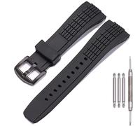 MCXGL Cinturino in Gomma da 26mm Compatibile con SEIKO VELATURA/SRH Serie SPC007, Cinturino da Polso Impermeabile in Silicone per Uomo, Bracciale Sportivo