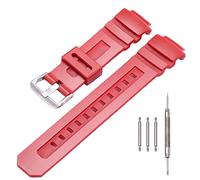 MCXGL Cinturino in gomma resina compatibile con Caiso G-shock AWG-M100 AW590 591 impermeabile sport ricambio accessori, 16mm