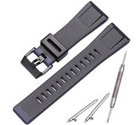 MCXGL Cinturino in resina adatto per Caiso G-Shock GA-2000 PRG-600 650 PRW-6600 da uomo in gomma impermeabile 24 mm cinturino accessori (nero navy)