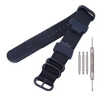 MCXGL Heavy duty nylon watch strap + Adapter kit Replacement for GShock Dw5600 GW6900 GA110 GA120 GA100 mens watch band