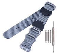 MCXGL Heavy duty nylon watch strap + Adapter kit Replacement for GShock Dw5600 GW6900 GA110 GA120 GA100 mens watch band