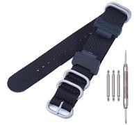 MCXGL Heavy duty nylon watch strap + Adapter kit Replacement for GShock Dw5600 GW6900 GA110 GA120 GA100 mens watch band